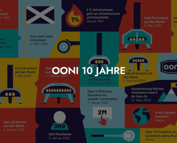 Ooni wird 10 Jahre!