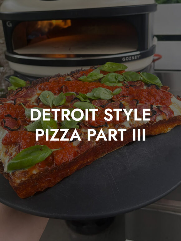Detroit Style Pizza – Part III: Backen